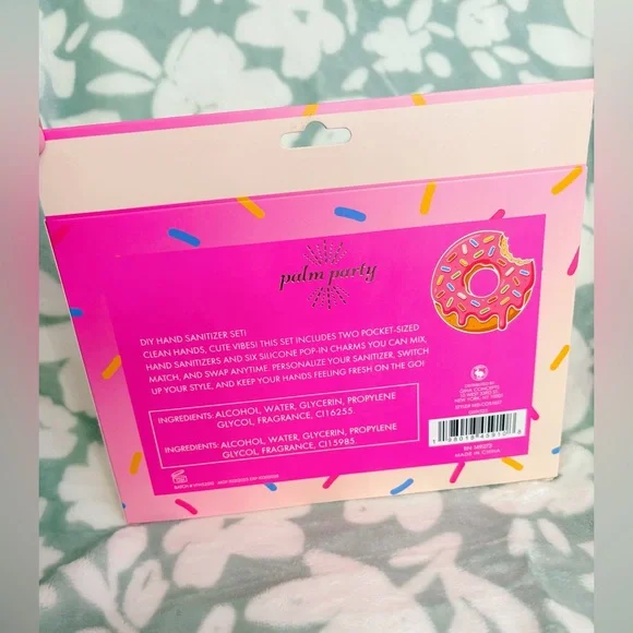 Palm Party Sweet Treat Hand Sanitizer Set With DIY Charms 🍩💕 - Picture 4 of 4